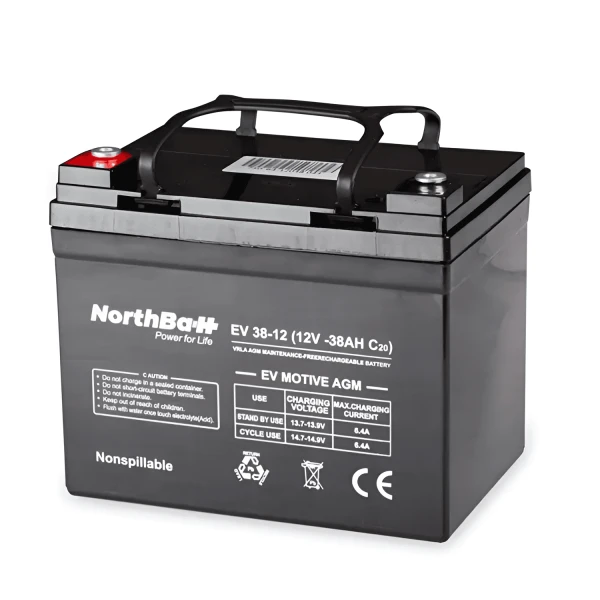 NORTHBATT battery 38-12 EV 12V 38Ah VRLA - AGM EV Motive
