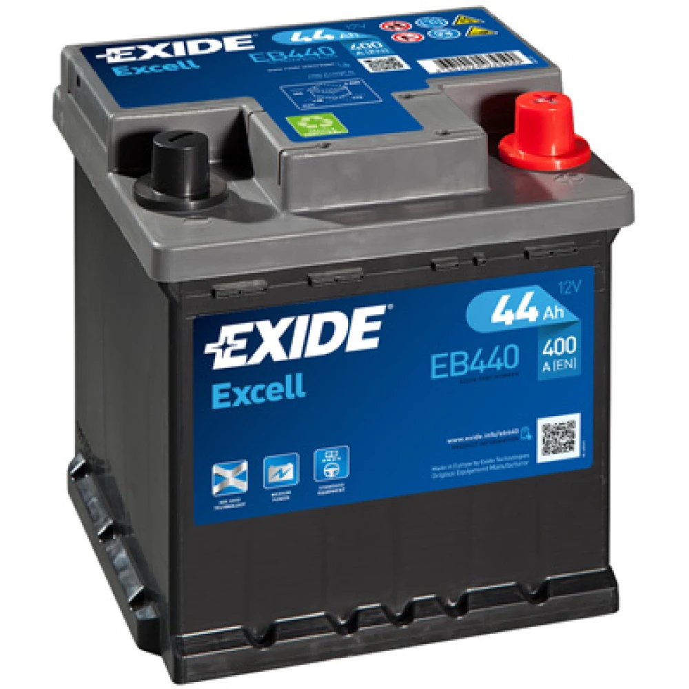 Μπαταρία EXIDE Excell EB440 12V 44Ah 400CCA A(EN)