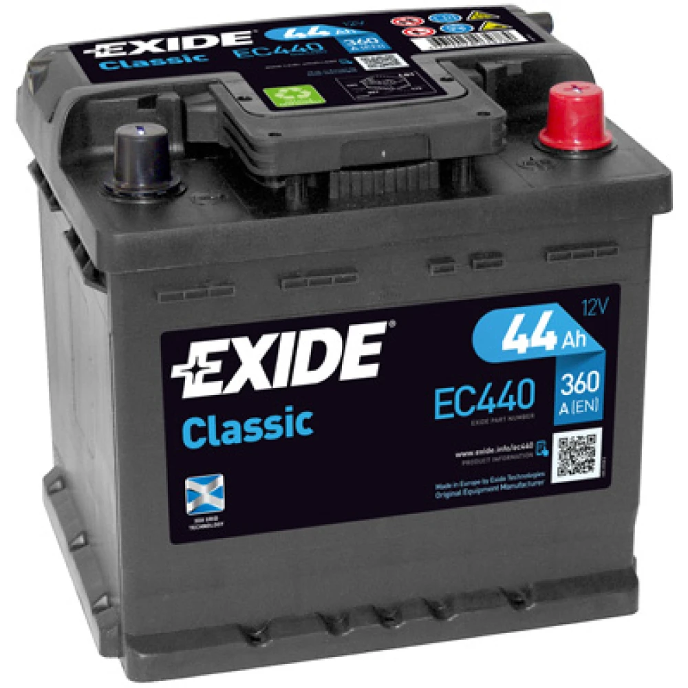 Μπαταρία EXIDE Classic EC440 12V 44Ah 360CCA A(EN)