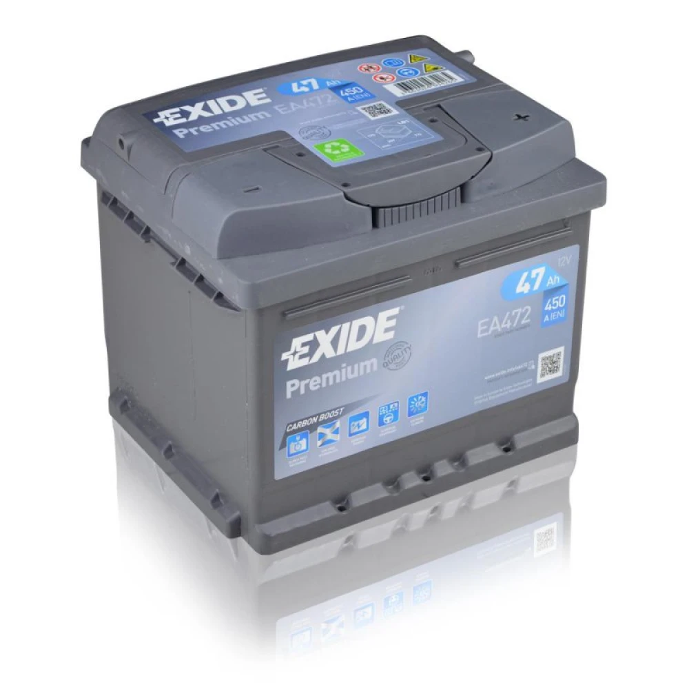Μπαταρία EXIDE Premium EA472 12V 47Ah 450CCA A(EN)