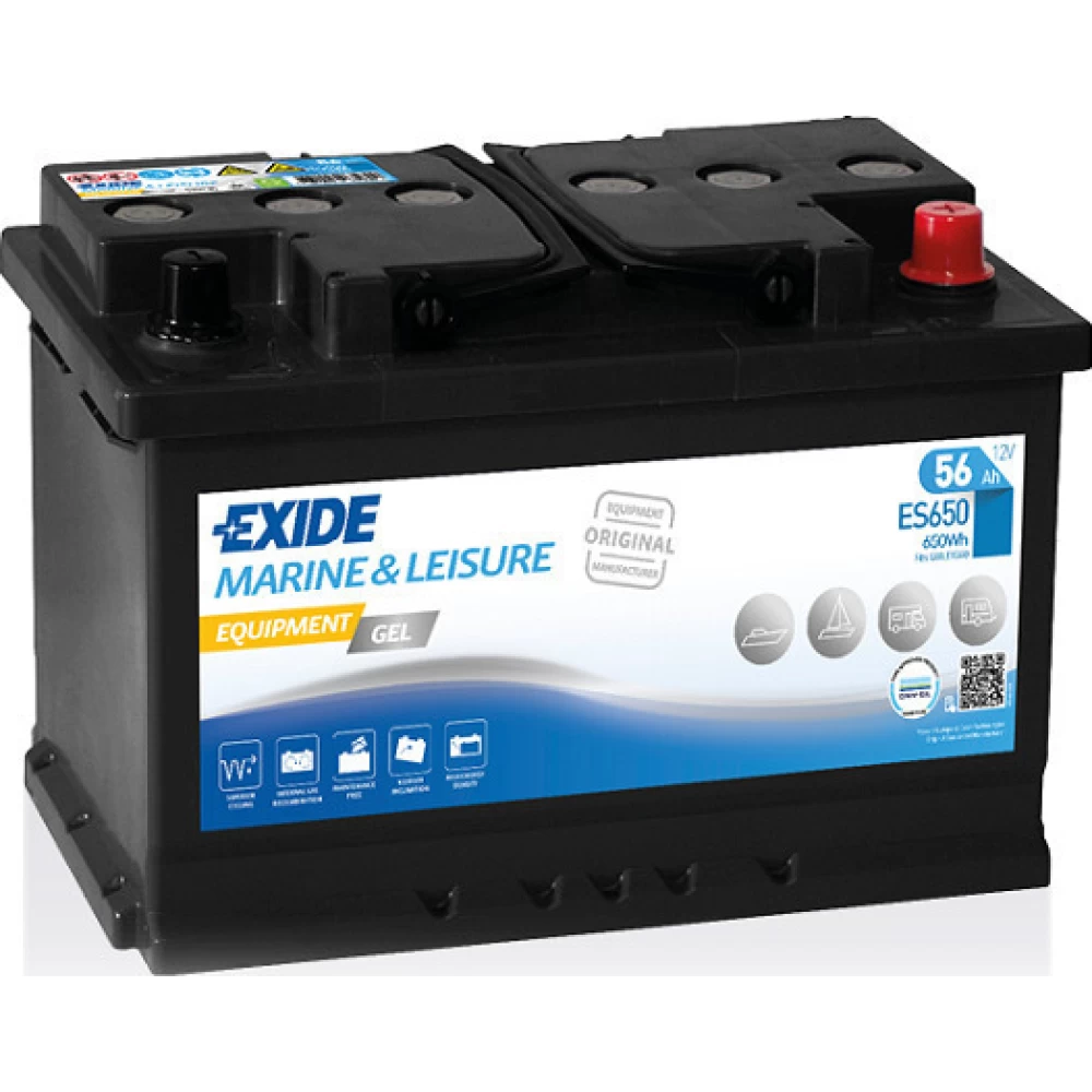 Μπαταρία EXIDE Equipment Gel ES650 12V 56Ah