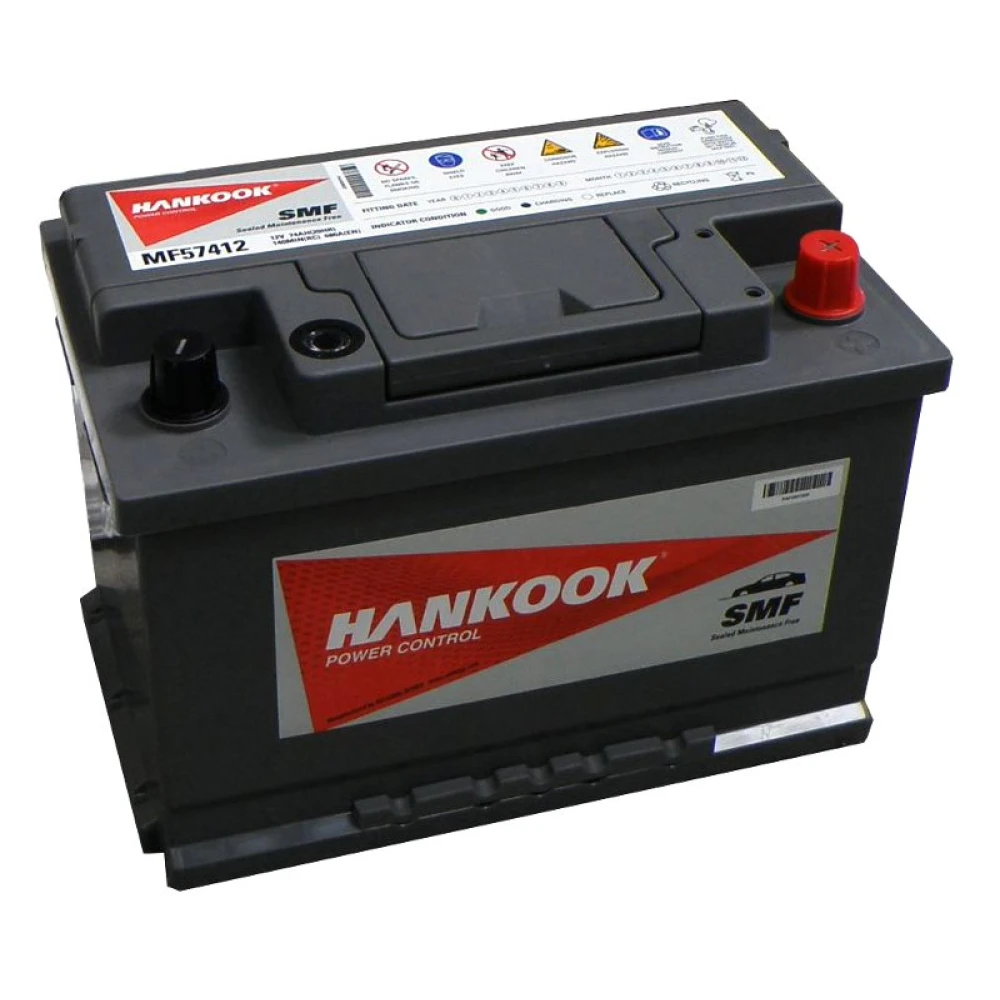 Μπαταρία HANKOOK MF57412 12V 74Ah 680CCA (EN)