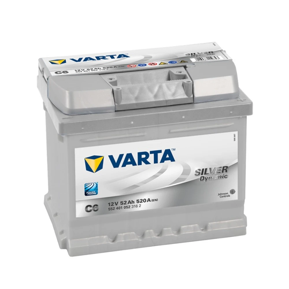 Μπαταρία VARTA Silver C6 12V 52Ah 520CCA A(EN)