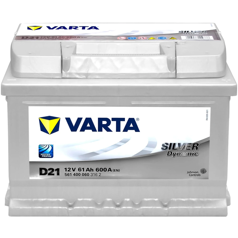 Μπαταρία VARTA Silver D21 12V 61Ah 600CCA A(EN)