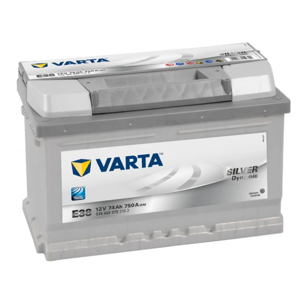Μπαταρία VARTA Silver E38 12V 74Ah 750CCA A(EN)