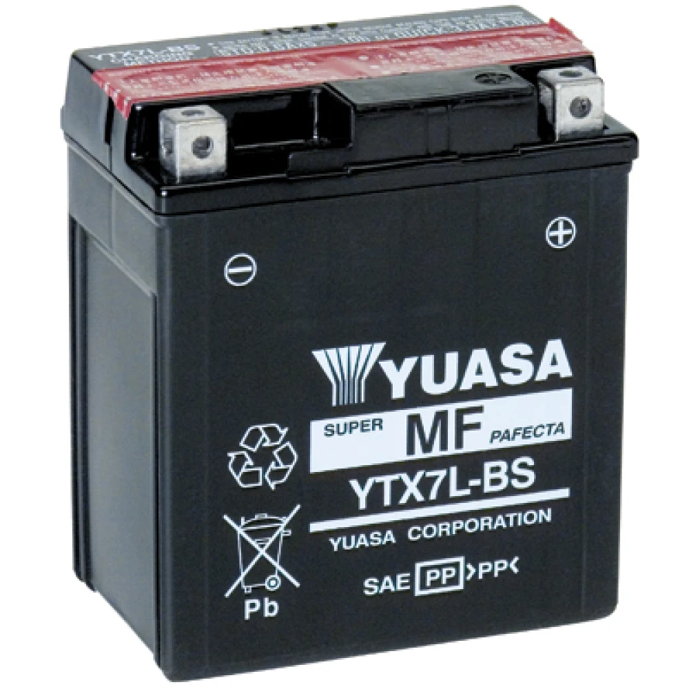 YUASA Battery YTX7L-BS 12V 6Ah 100CCA (EN)