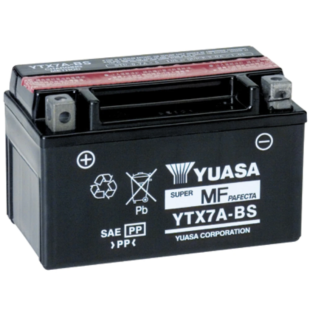 Μπαταρία YUASA YTX7A-BS 12V 6Ah 105CCA (EN)