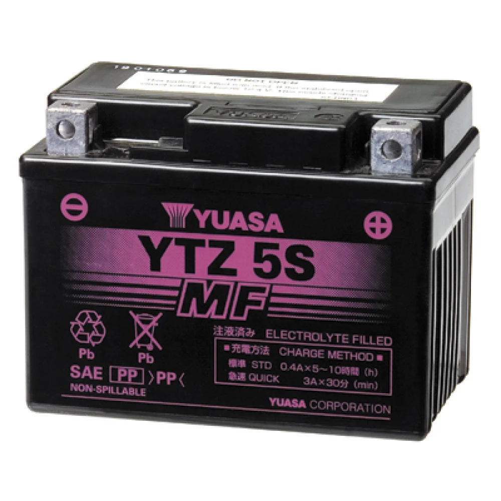 YUASA Battery YTZ5S 12V 3.5Ah 65CCA (EN)