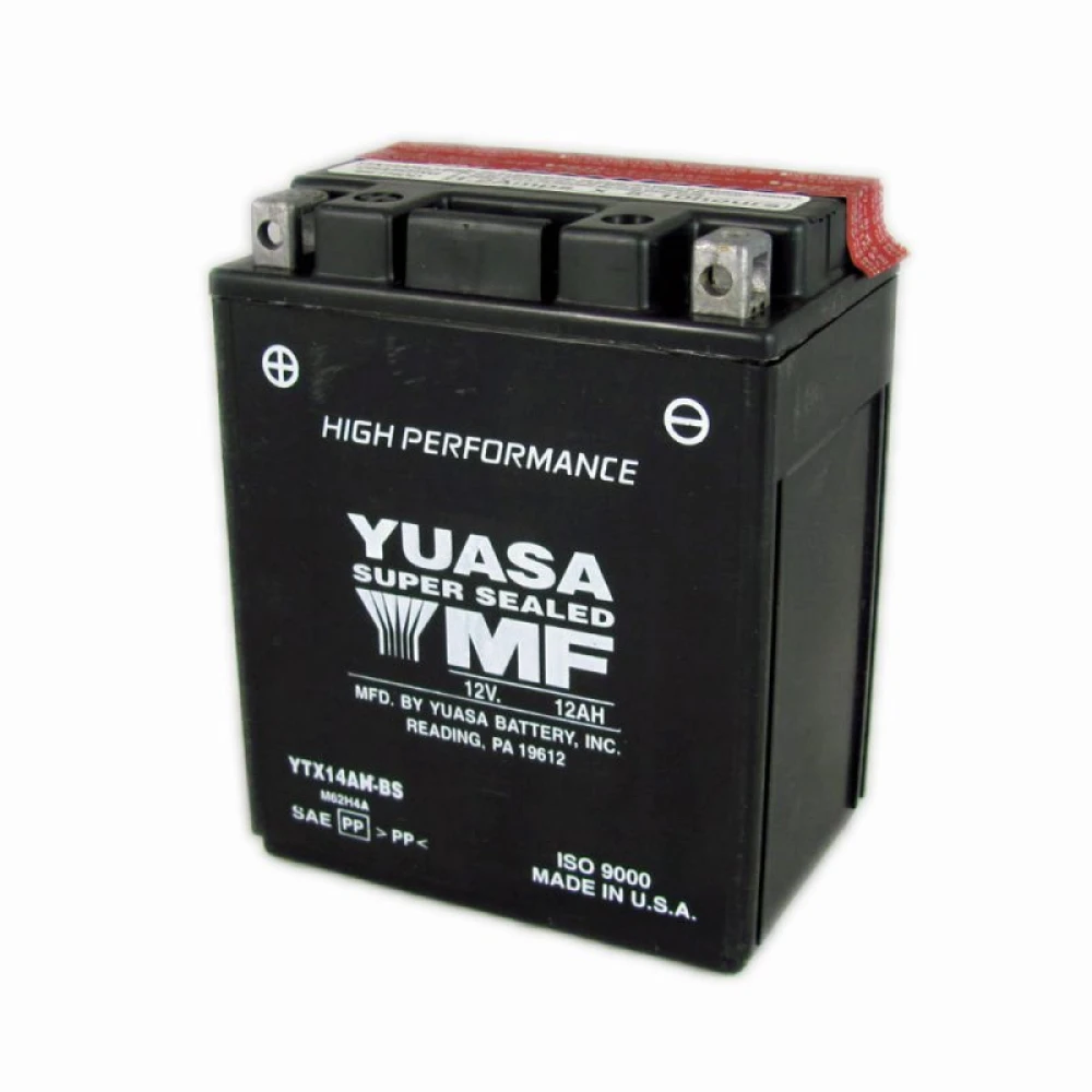 YUASA Battery YTX14AH-BS 12V 12Ah 210CCA (EN)