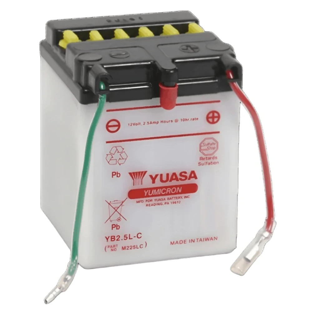 YUASA Battery Yumicron YB2.5L-C 12V 2.5Ah 15CCA