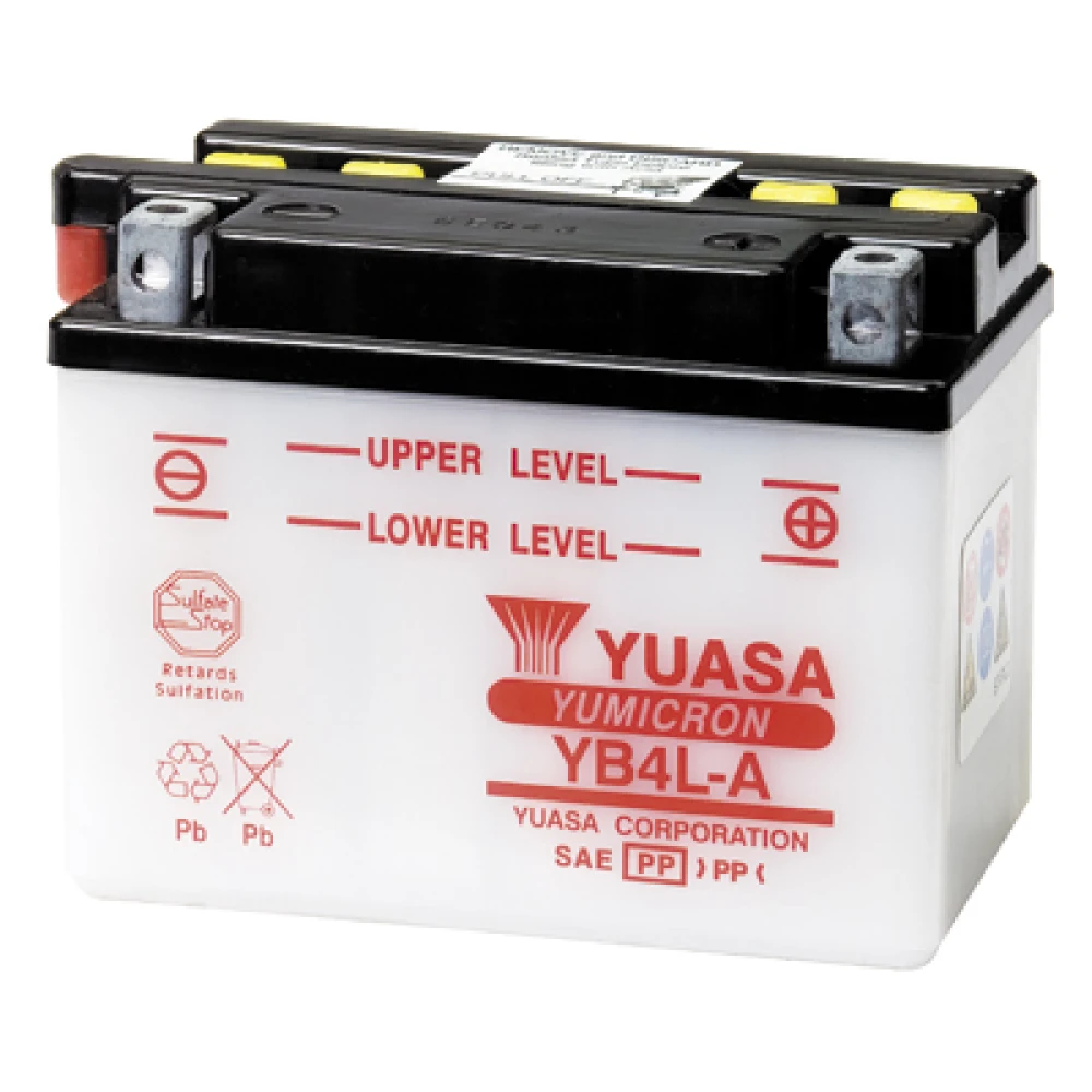 YUASA Battery Yumicron YB4L-A 12V 4Ah 56CCA (EN)