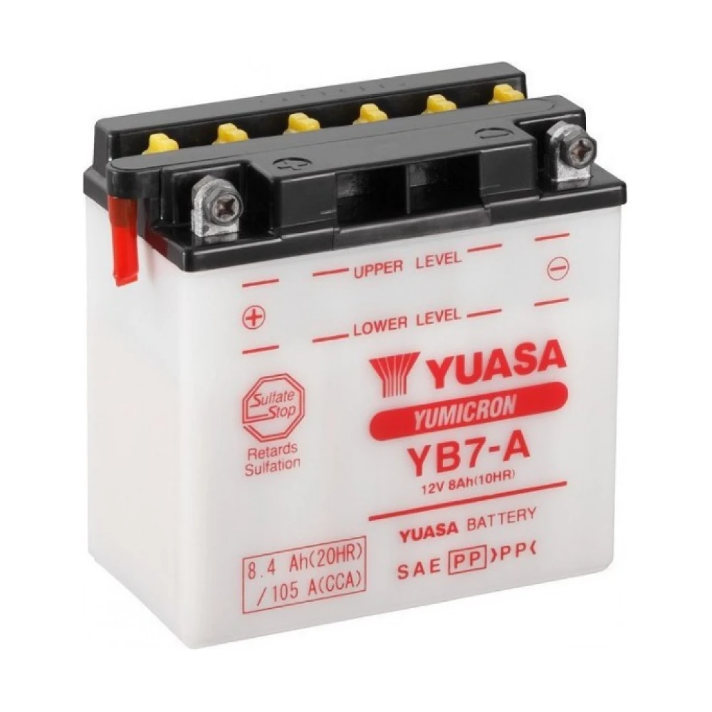 Μπαταρία YUASA Yumicron YB7-A 12V 8Ah 105CCA (EN)