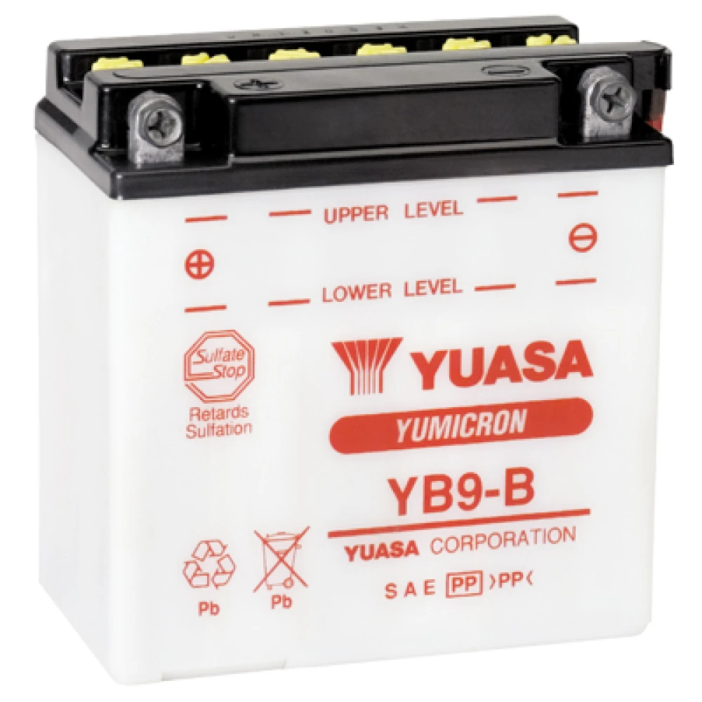 Μπαταρία YUASA Yumicron YB9-B 12V 9Ah 130CCA (EN)