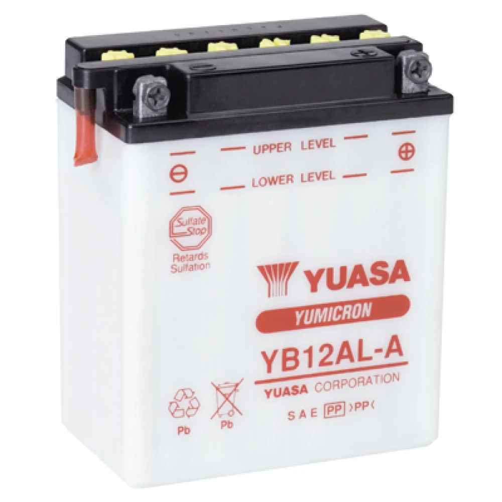 YUASA Battery Yumicron YB12AL-A 12V 12Ah 165CCA (EN)