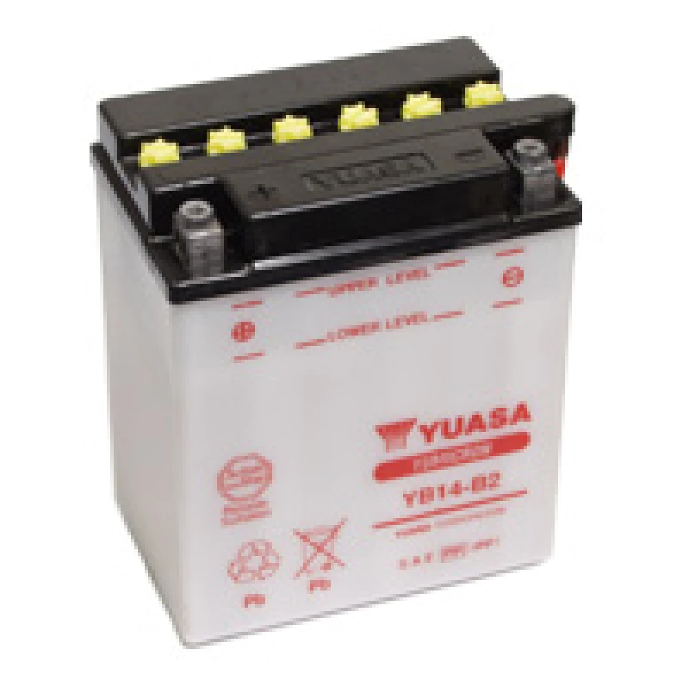 YUASA Battery Yumicron YB14-B2 12V 14Ah 190CCA (EN)
