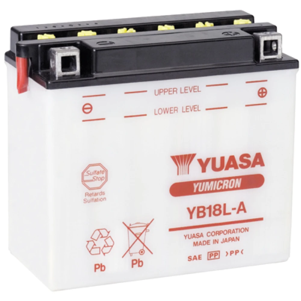 Μπαταρία YUASA Yumicron YB18L-A 12V 18Ah 235CCA (EN)
