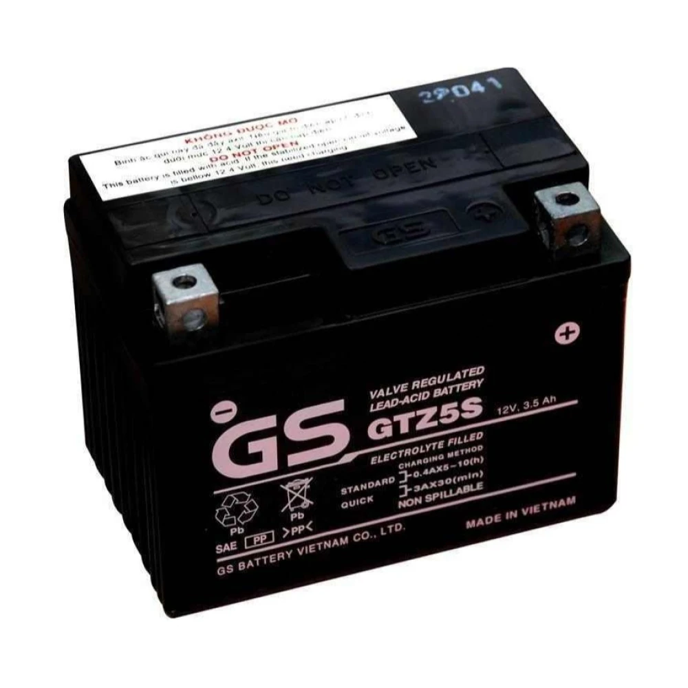 Μπαταρία GS AGM GTZ5S INDO 12V 3.5Ah (10HR) 65CCA (EN)