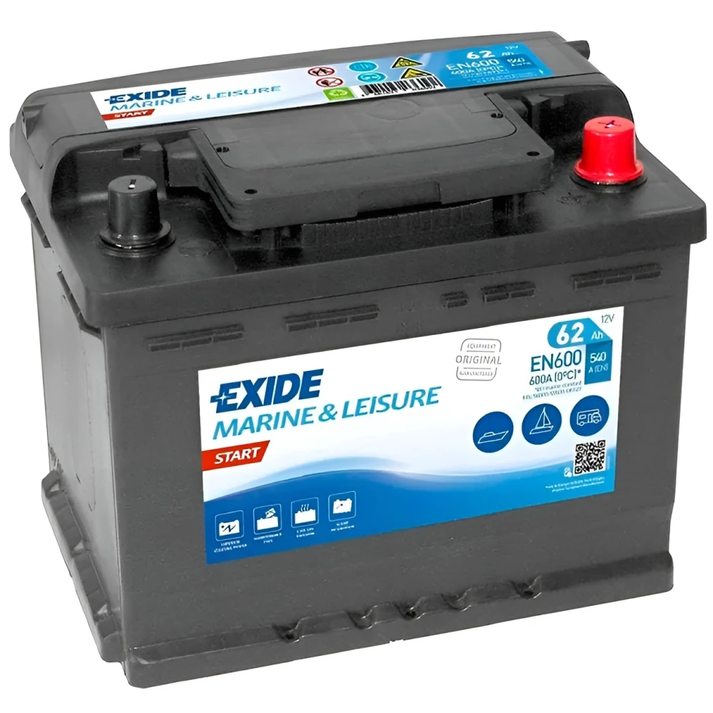 Μπαταρία Exide marine & leisure EN600 12V 62Ah 540A (EN)