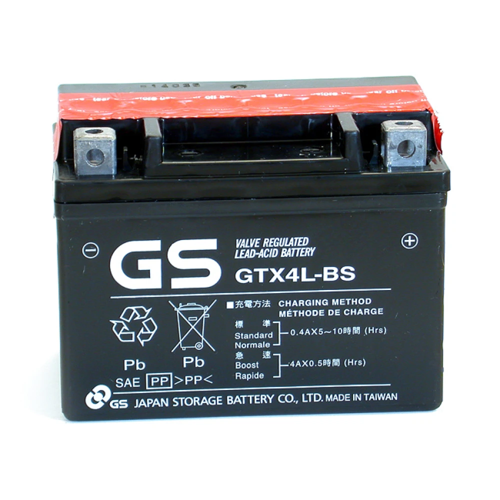 Μπαταρία GS AGM GTX4L-BS 12V 3Ah (10HR) 50CCA (EN)