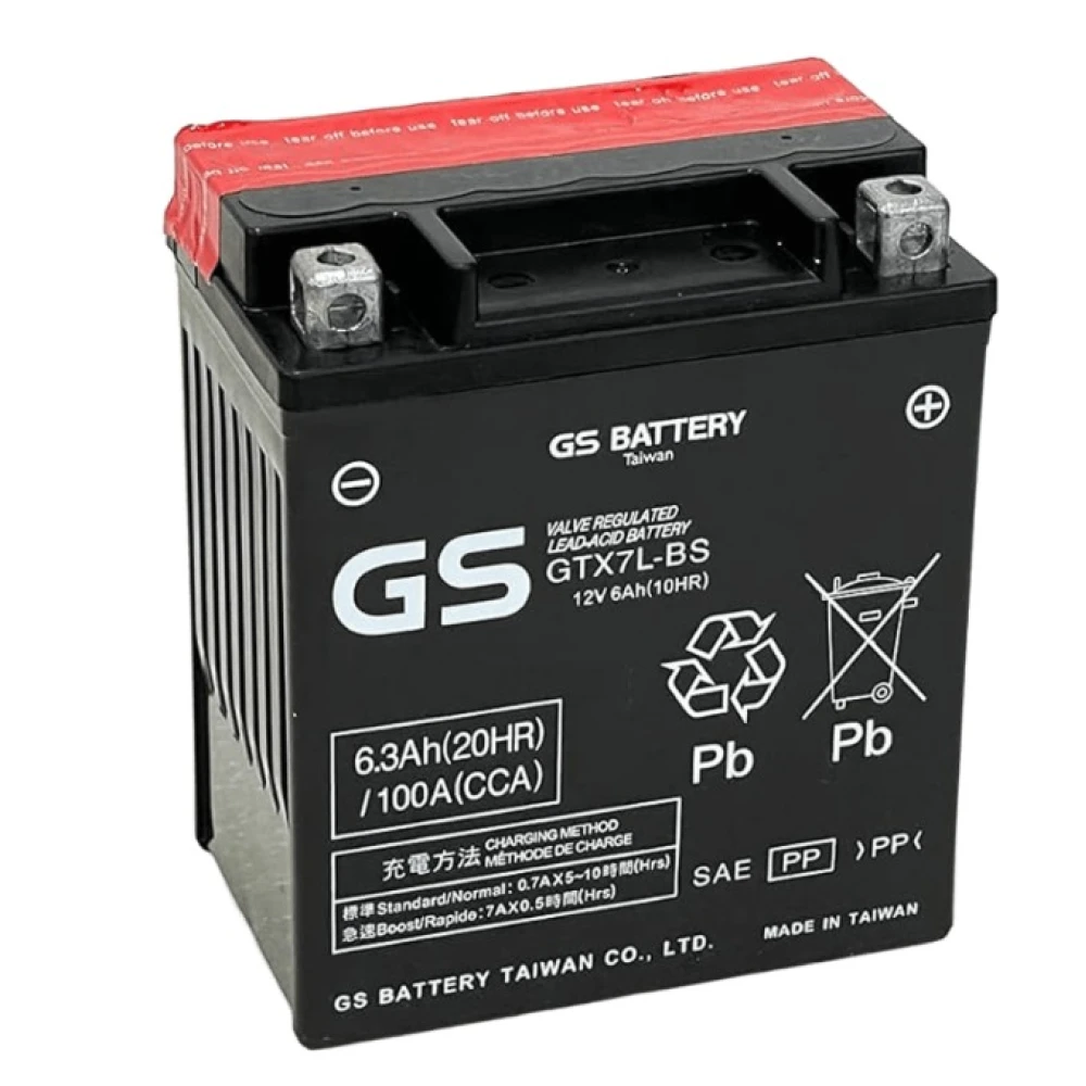 Μπαταρία GS AGM GTX7L-BS 12V 6Ah (10HR) 100CCA (EN)