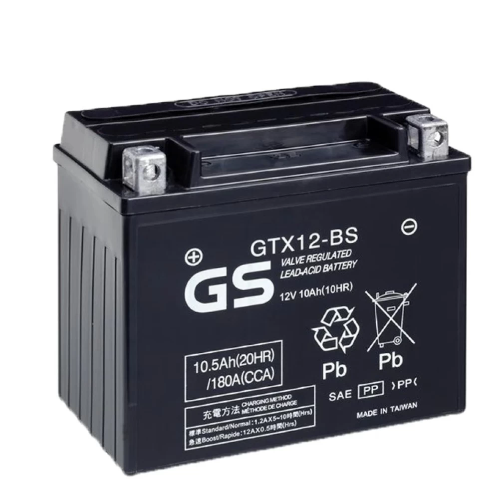 Μπαταρία GS AGM GTX12-BS 12V 10Ah (10HR) 180CCA (EN)