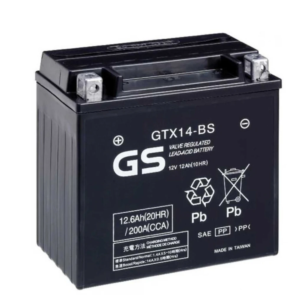 Μπαταρία GS AGM GTX14-BS 12V 12Ah (10HR) 200CCA (EN)