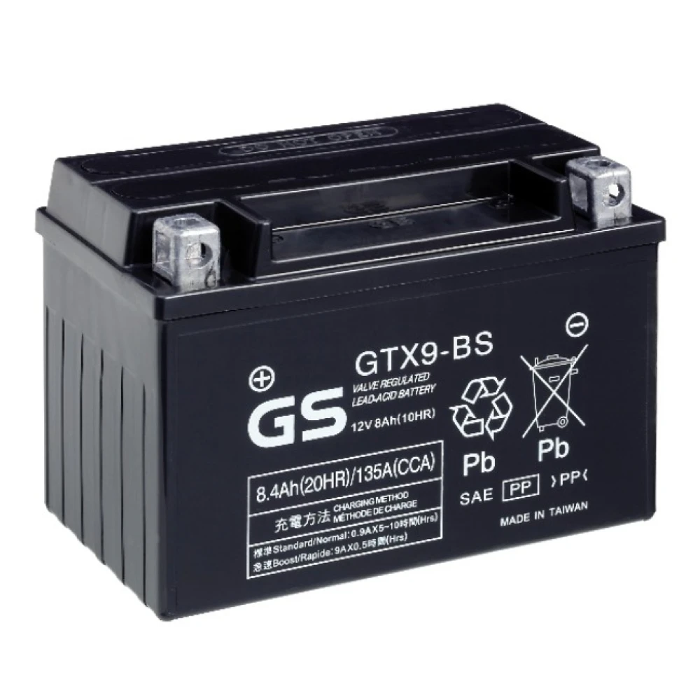 Μπαταρία GS AGM GTX9-BS 12V 8Ah (10HR) 135CCA (EN)