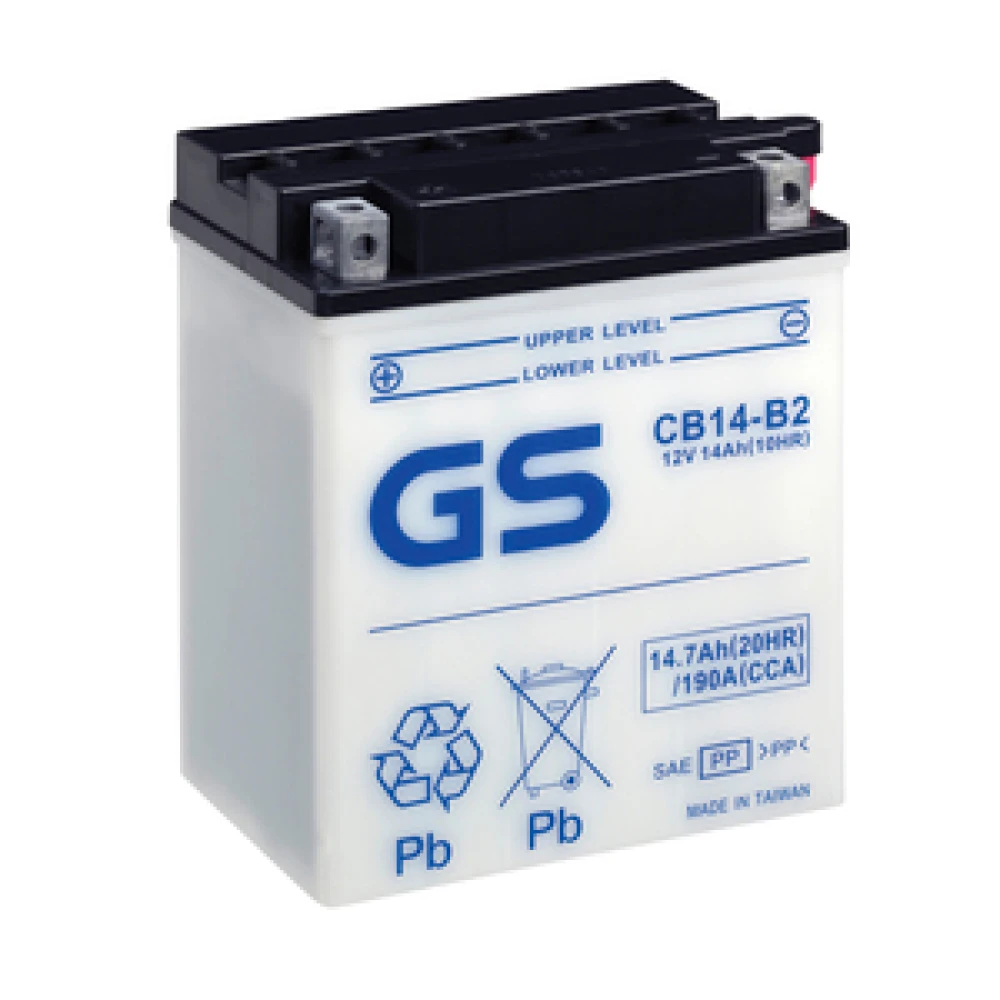 GS Battery CB14-B2 12V 14Ah (10HR) 190CCA (EN)