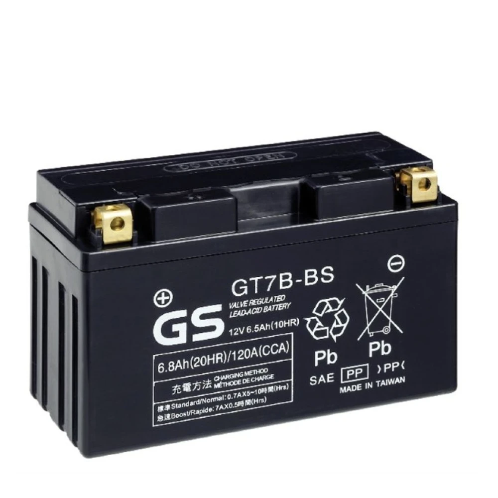 Μπαταρία GS AGM GT7B-BS 12V 6.5Ah (10HR) 120CCA (EN)
