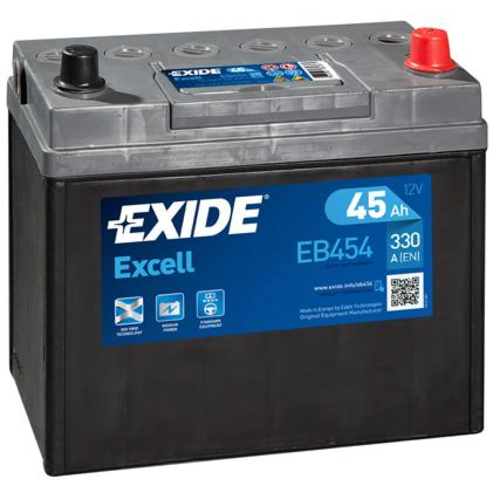 Μπαταρία EXIDE Excell EB454 12V 45Ah 300CCA A(EN)