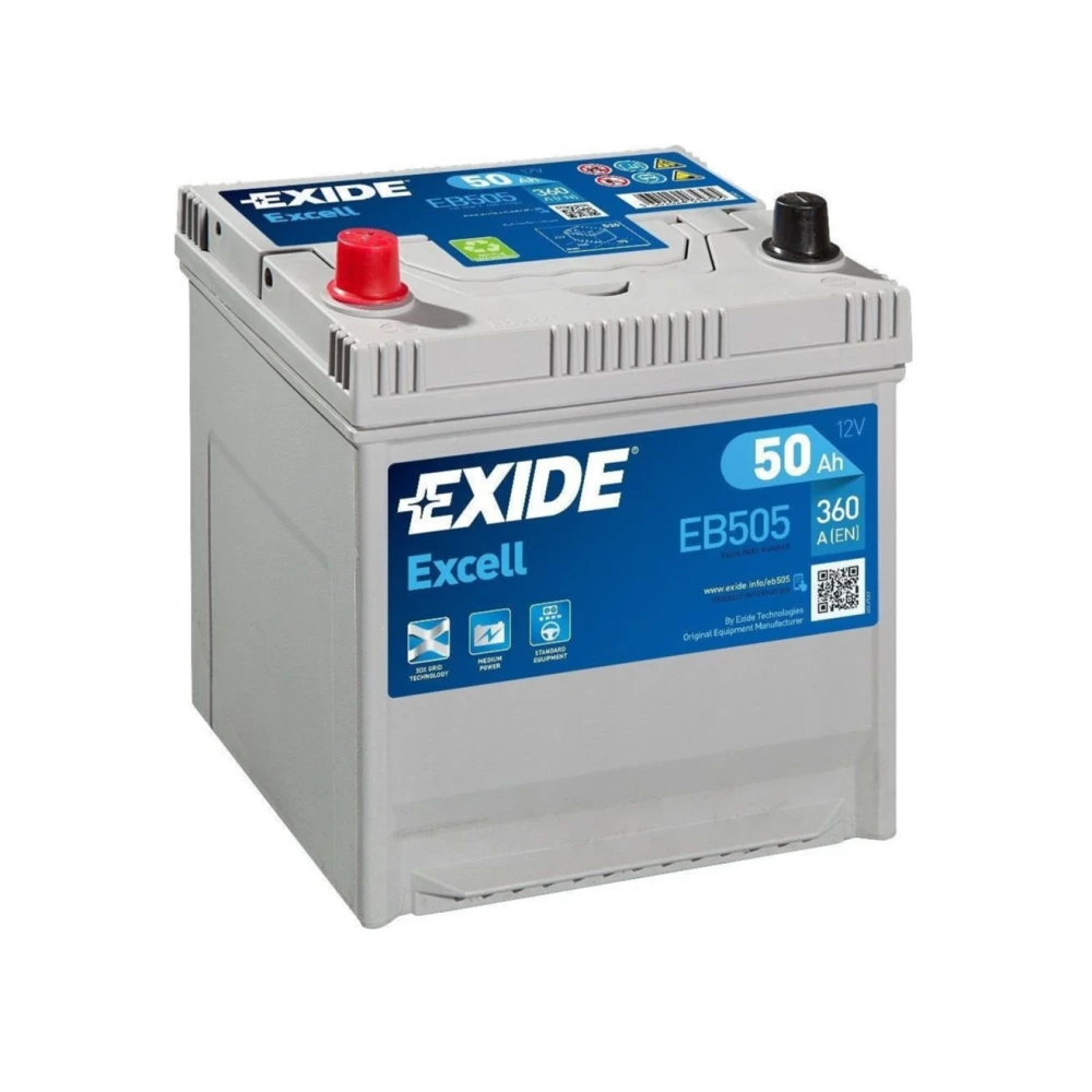  Μπαταρία EXIDE Excell EB505 12V 50Ah 360CCA A(EN)