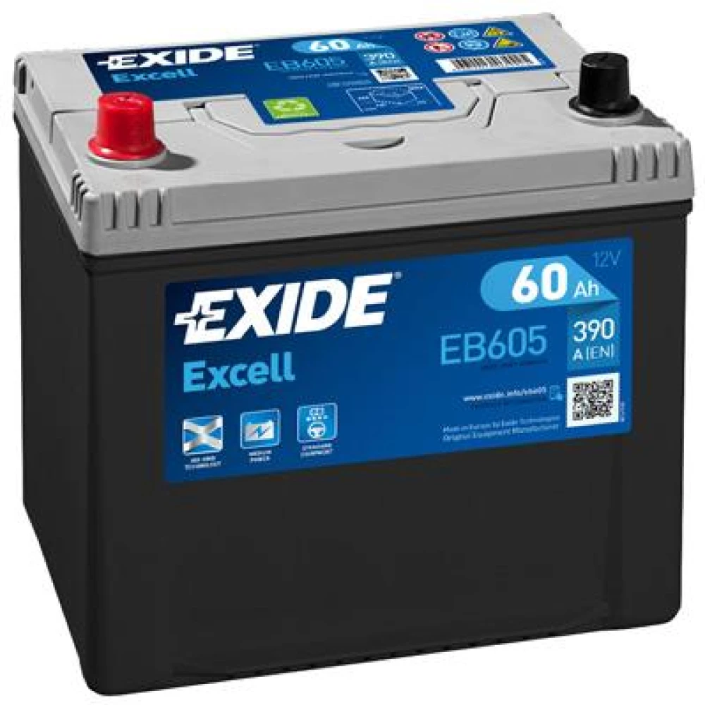 Μπαταρία EXIDE Excell EB605 12V 60Ah 390 CCA