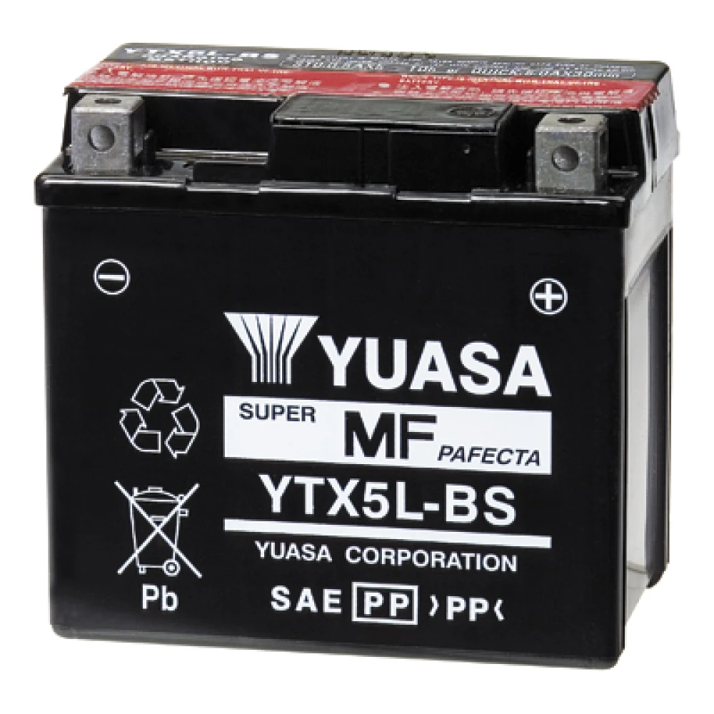Μπαταρία YUASA YTX5L-BS 12V 4Ah 80CCA (EN)