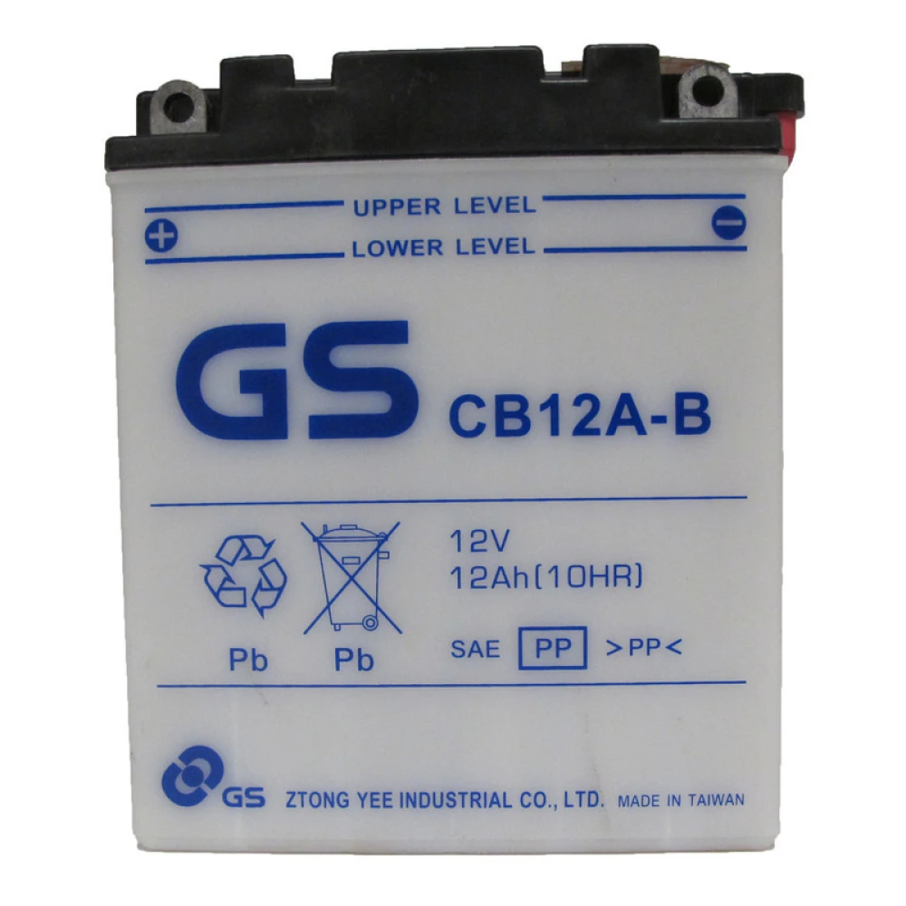 GS Battery CB12A-B 12V 12Ah (10HR) CCA180 (EN)