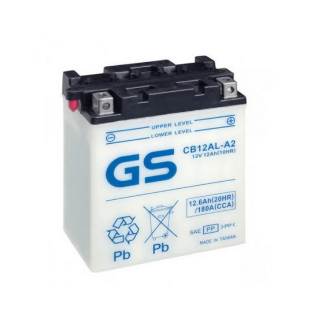 GS Battery CB12AL-A2 - 12V 12Ah (10HR) 180CCA (EN)