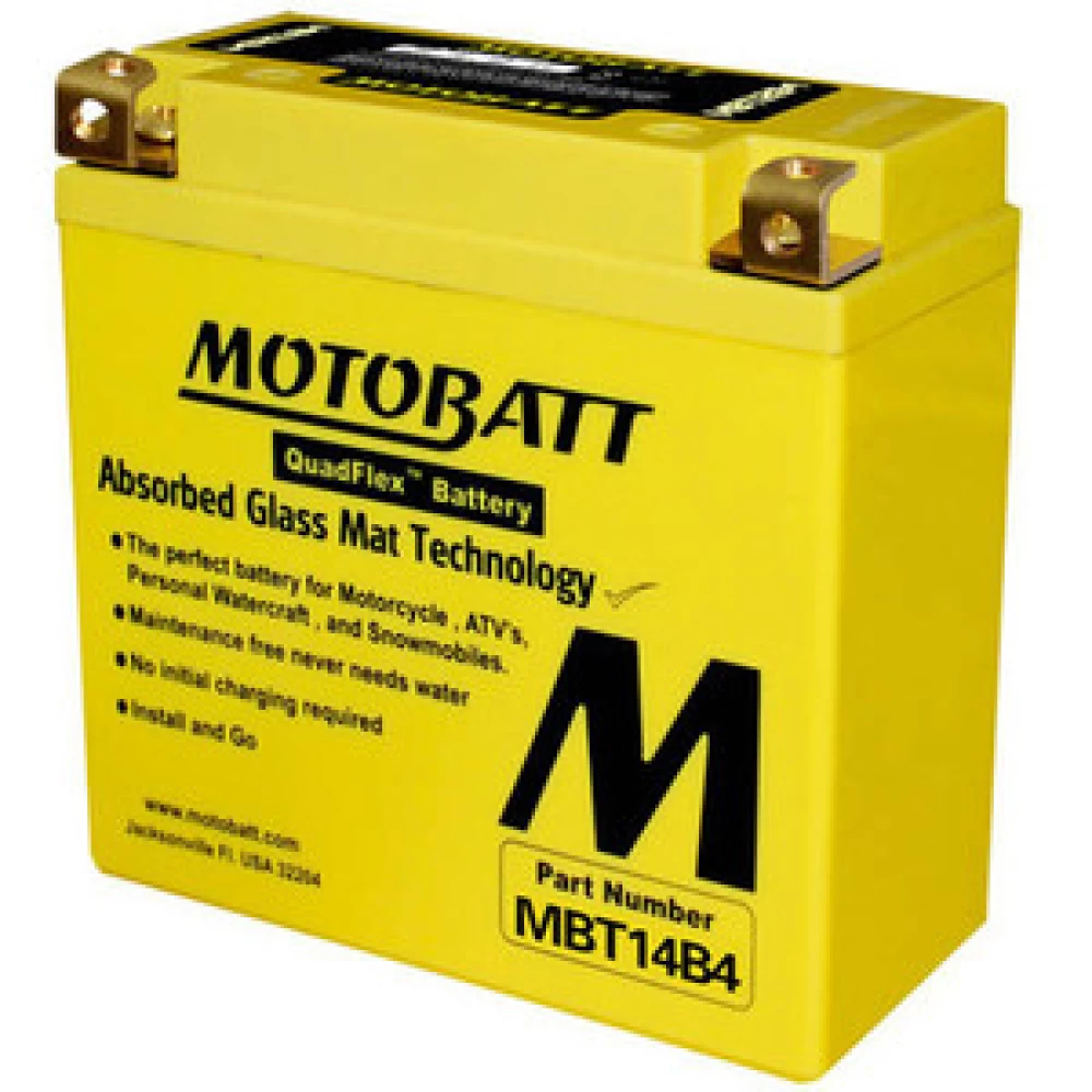 Μπαταρία MOTOBATT MBT14B4 12V 14.8Ah 180CCA