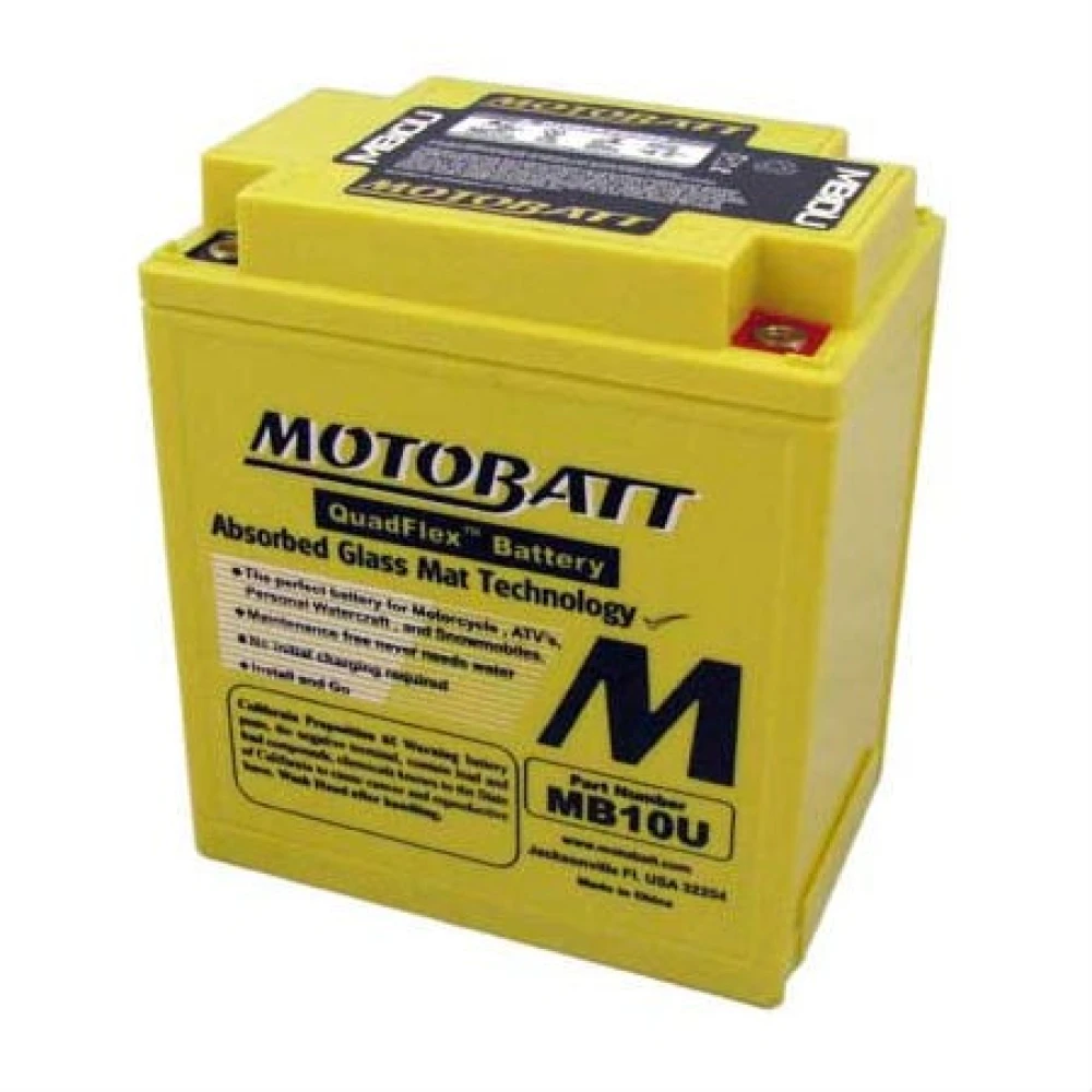 MOTOBATT Battery MB10U 12V 15.4Ah 175CCA