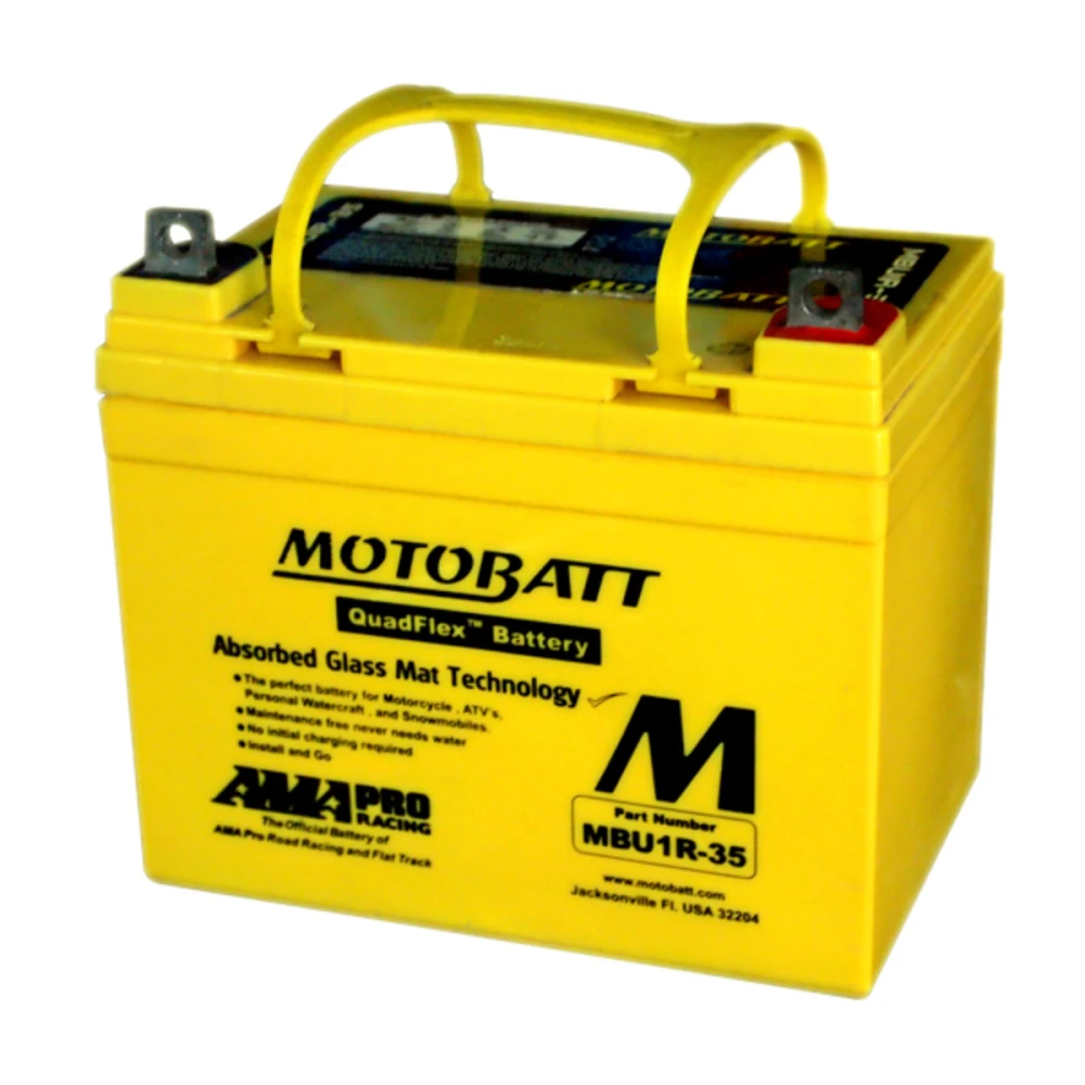 Μπαταρία μοτοσυκλετών MOTOBATT MBU1R-35 - 12V 35 (10HR)Ah - 410CCA εκκίνησης