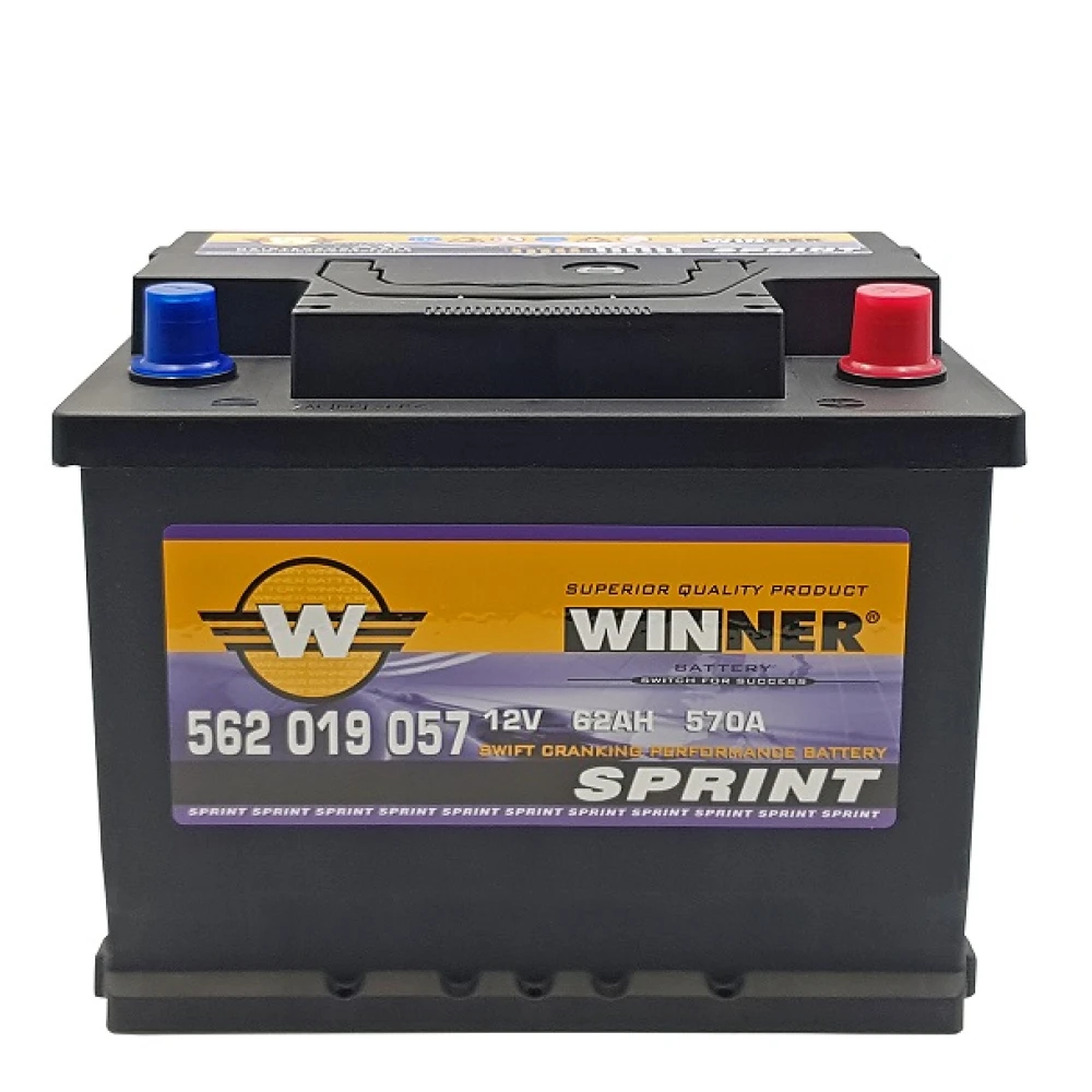 Μπαταρία WINNER Sprint 562 019 057 62Ah (C20) 570CCA (EN)