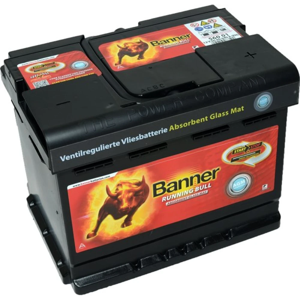 Μπαταρία BANNER Running Bull 56001 12V 60Ah (C20) 640CCA