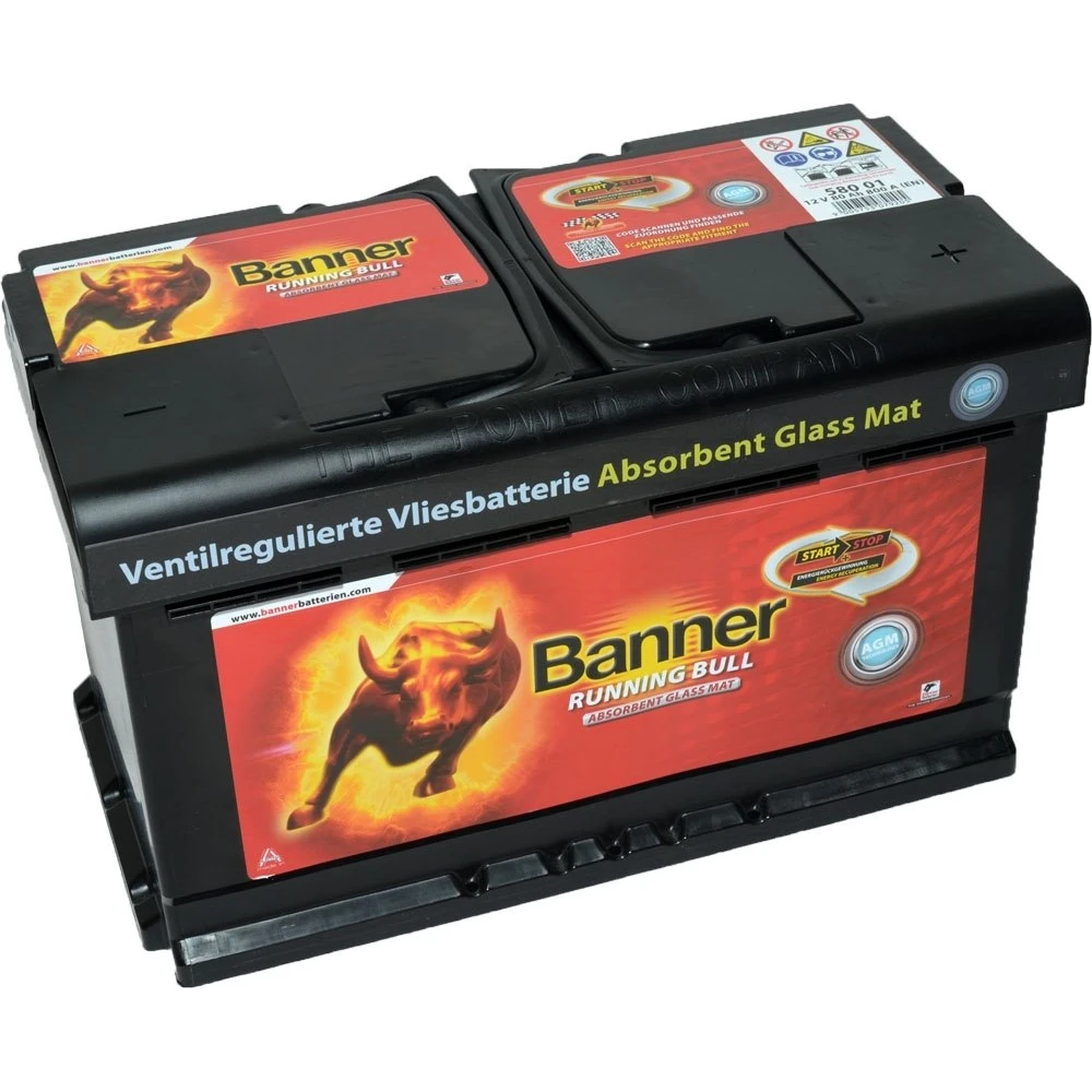 Μπαταρία BANNER Running Bull 58001 12V 80Ah (C20) 800CCA