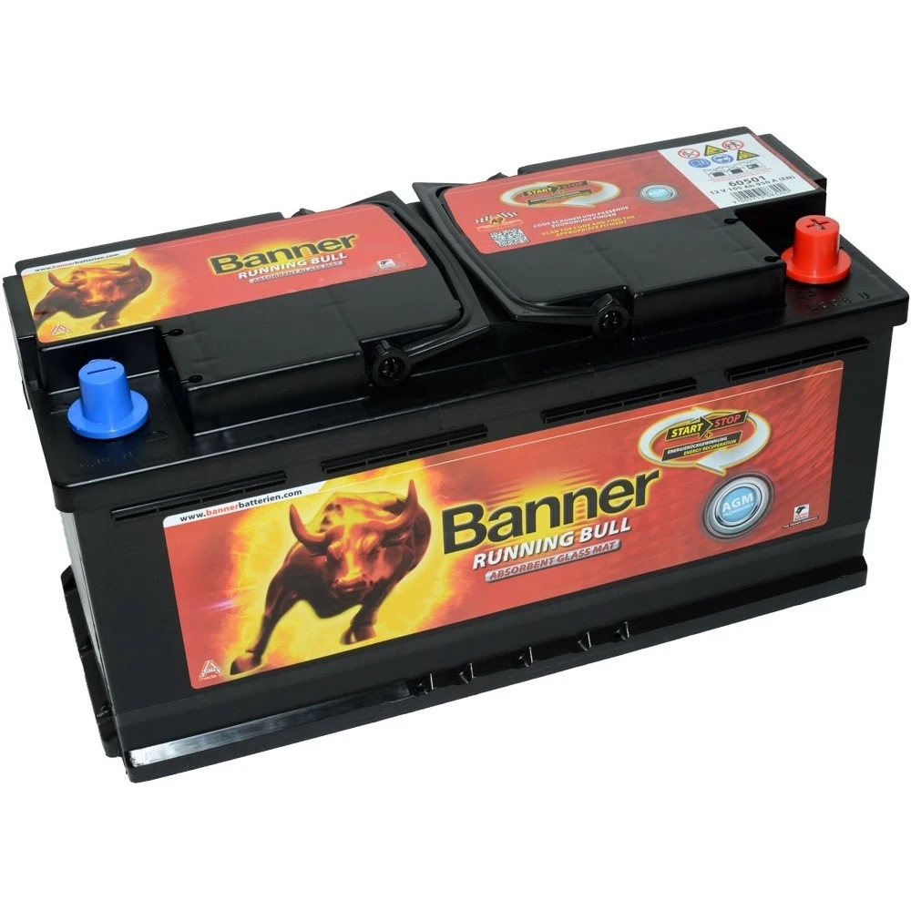 BANNER Battery Running Bull 60501 12V 105Ah (C20) 950CCA