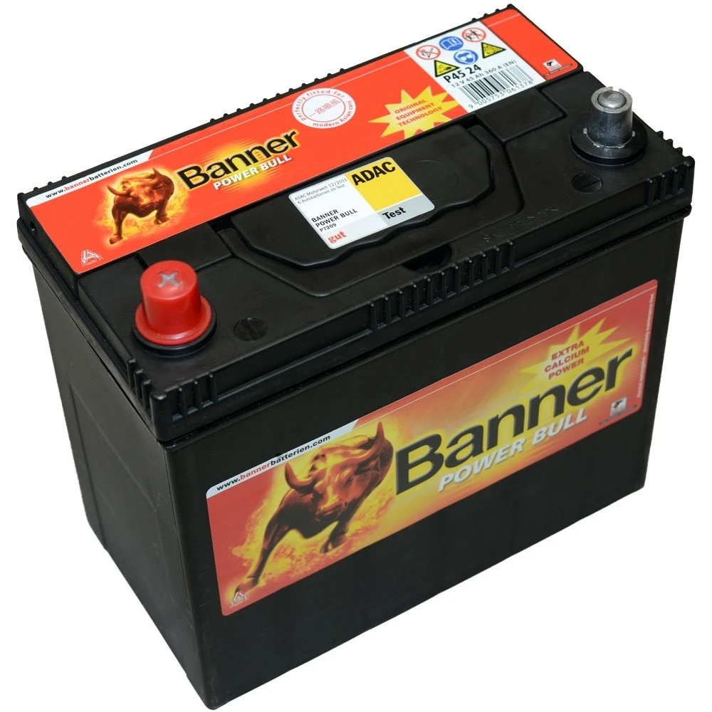 Μπαταρία BANNER Power Bull P4524 12V 45Ah (C20) 390CCA