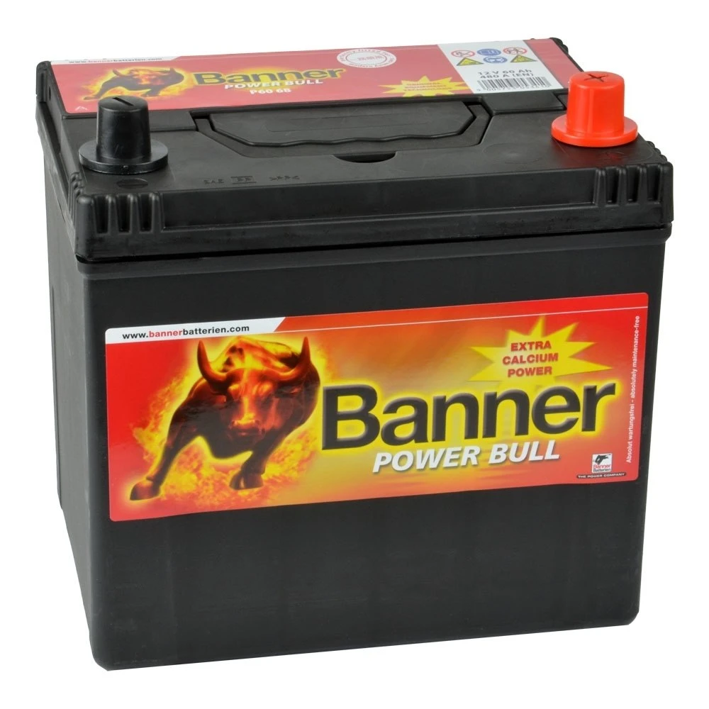 Μπαταρία BANNER Power Bull P6068 12V 60Ah (C20) 510CCA