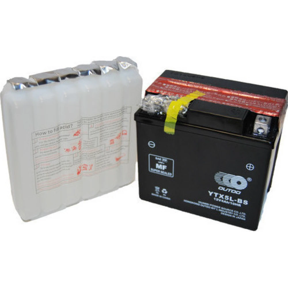 OUTDO Battery YT5L-BS 12V 4Ah 80CCA (EN)