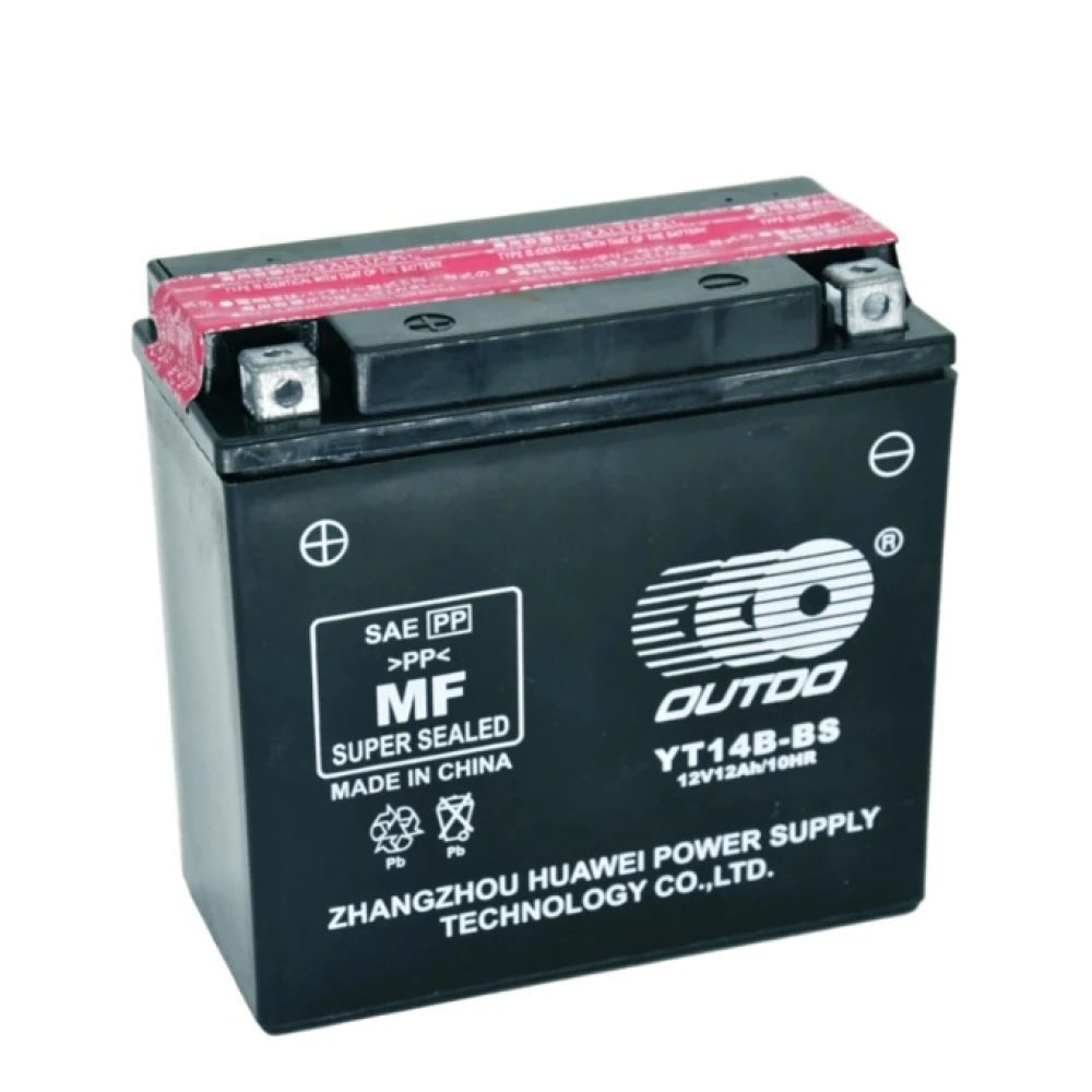Μπαταρία OUTDO YT14B-BS 12V 12Ah 210CCA (EN)