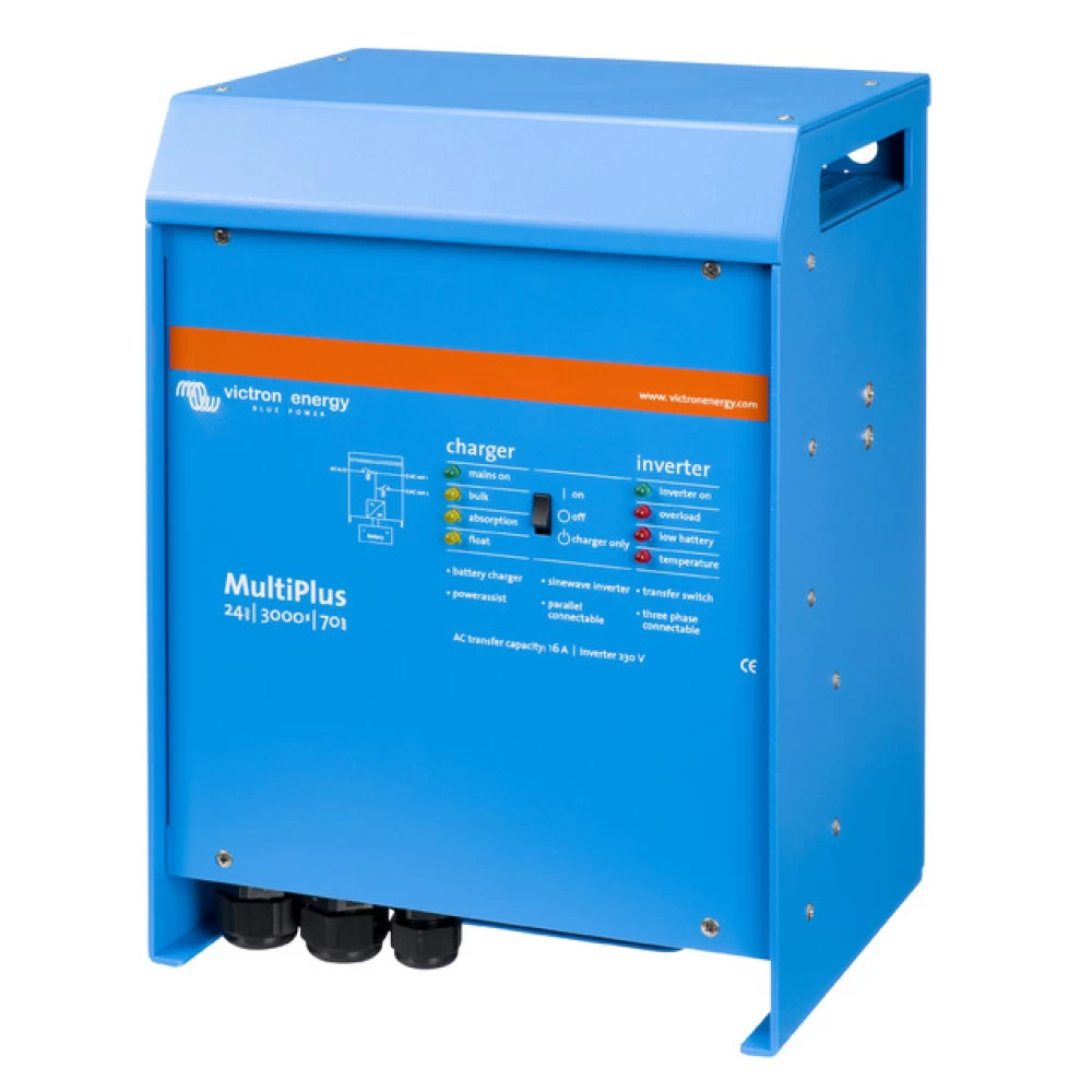 Μετατροπέας - inverter με φορτιστή DC-AC καθαρού ημιτόνου Victron Multiplus 24/3000/70-16  