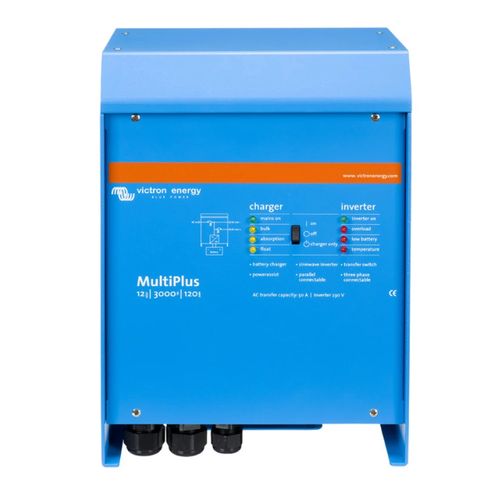 Μετατροπέας - inverter με φορτιστή DC-AC καθαρού ημιτόνου Victron MultiPlus 12/3000/120-16
