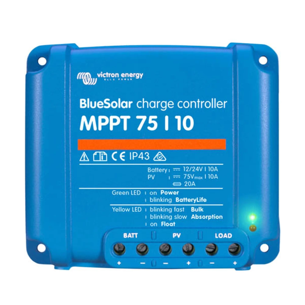 Ρυθμιστής φόρτισης φωτοβολταϊκών Victron BlueSolar MPPT 75/10