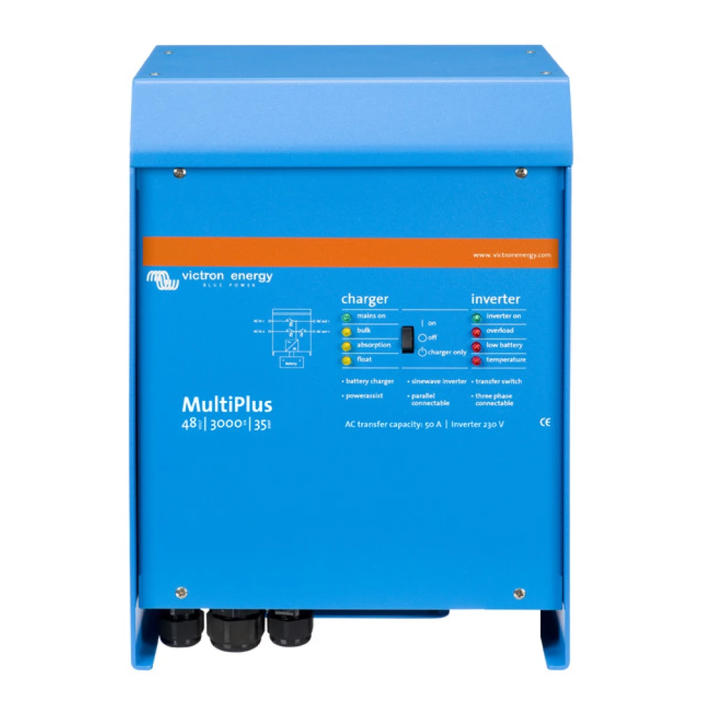 Μετατροπέας - inverter με φορτιστή DC-AC καθαρού ημιτόνου Victron MultiPlus 48/3000/35-16